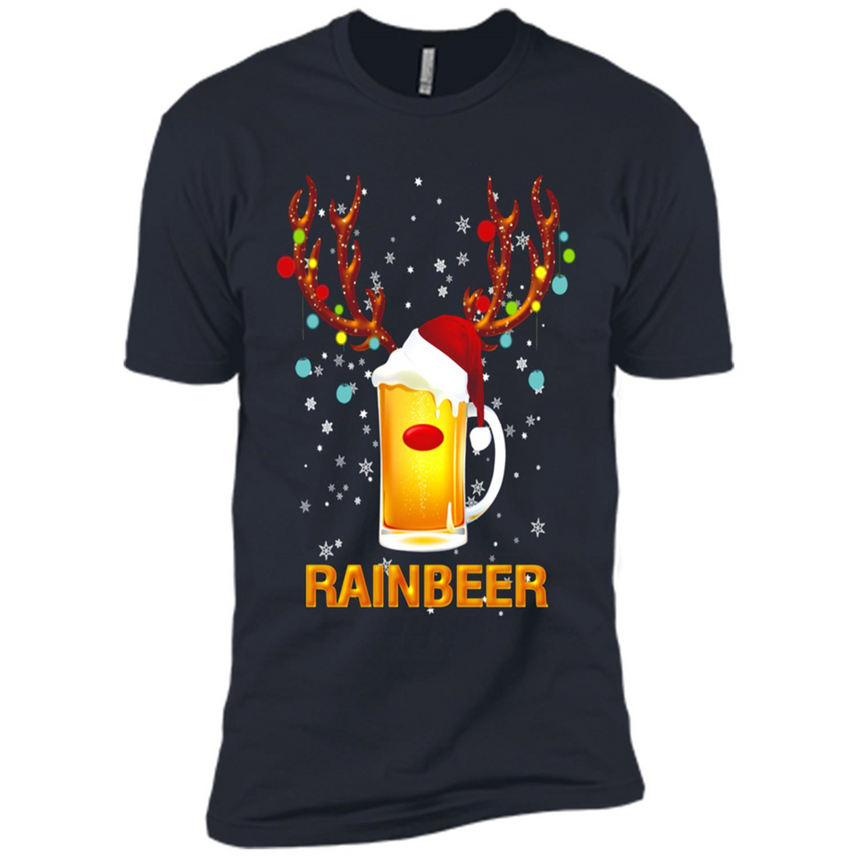 Rainbeer Funny Reindeer Beer Lover