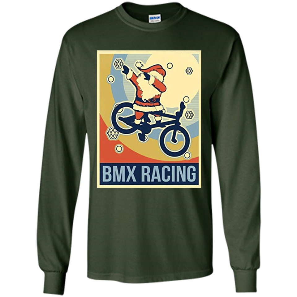 bmx racing dabbing Santa Christmas