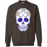 St. Louis Blues Hockey Sugar Skull Day of the Dead