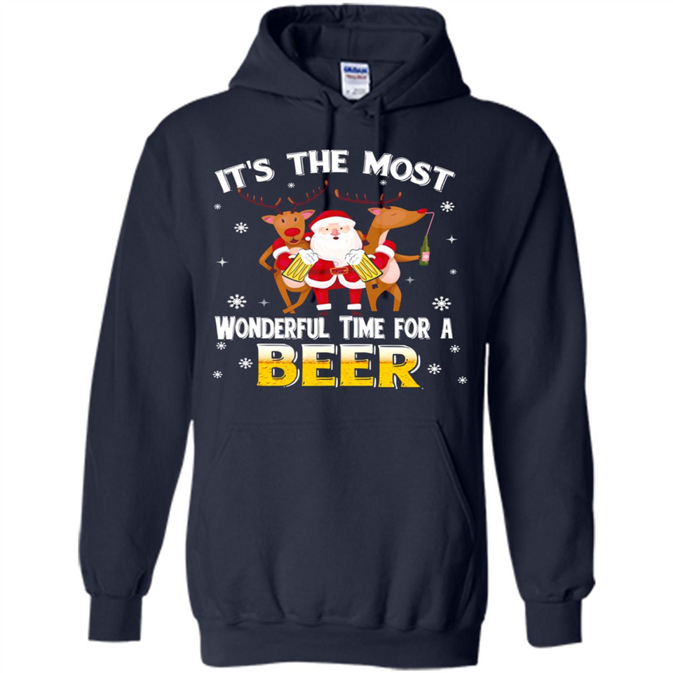 Its The Most Wonderful Time for a Beer - Hoodie