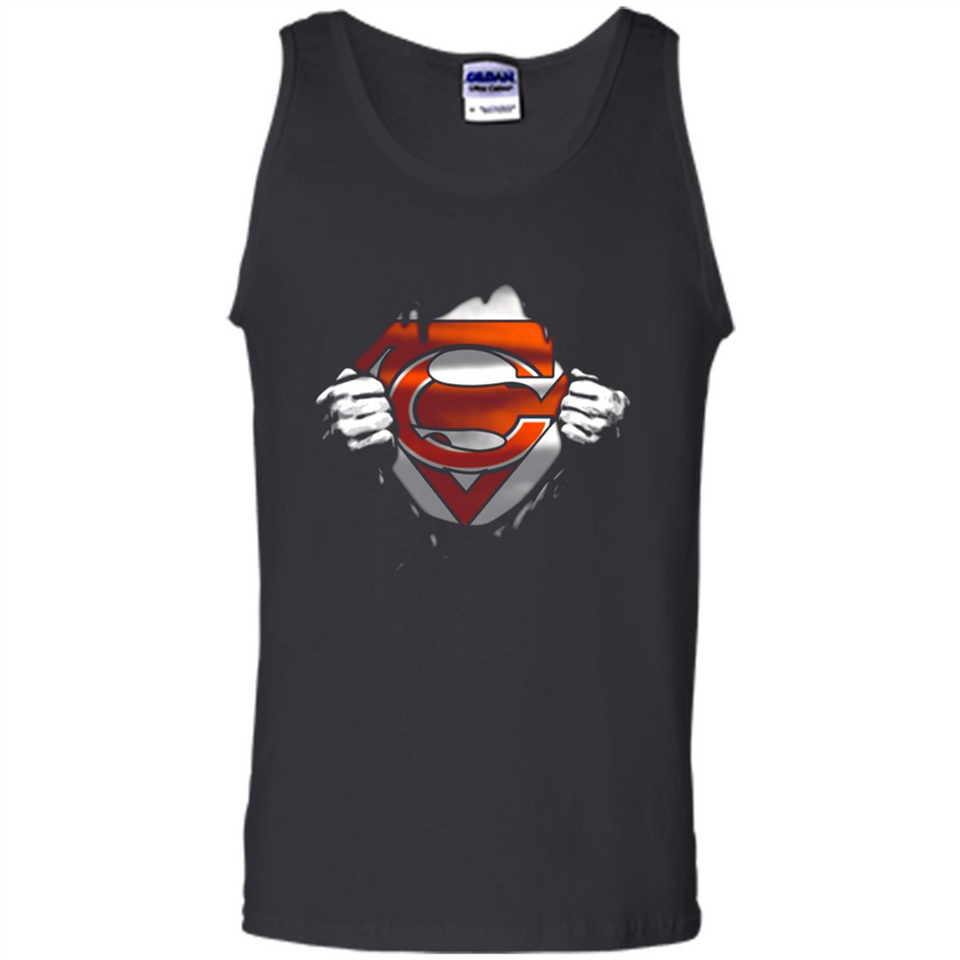 Chicago Bears And Superman Fans - Tank Top