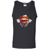 Chicago Bears And Superman Fans - Tank Top