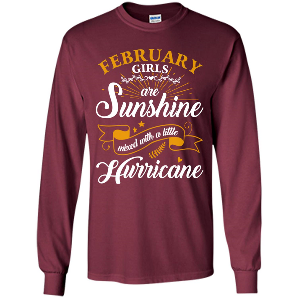 February Girl Are Sunshine Mixed With a Little Hurricane