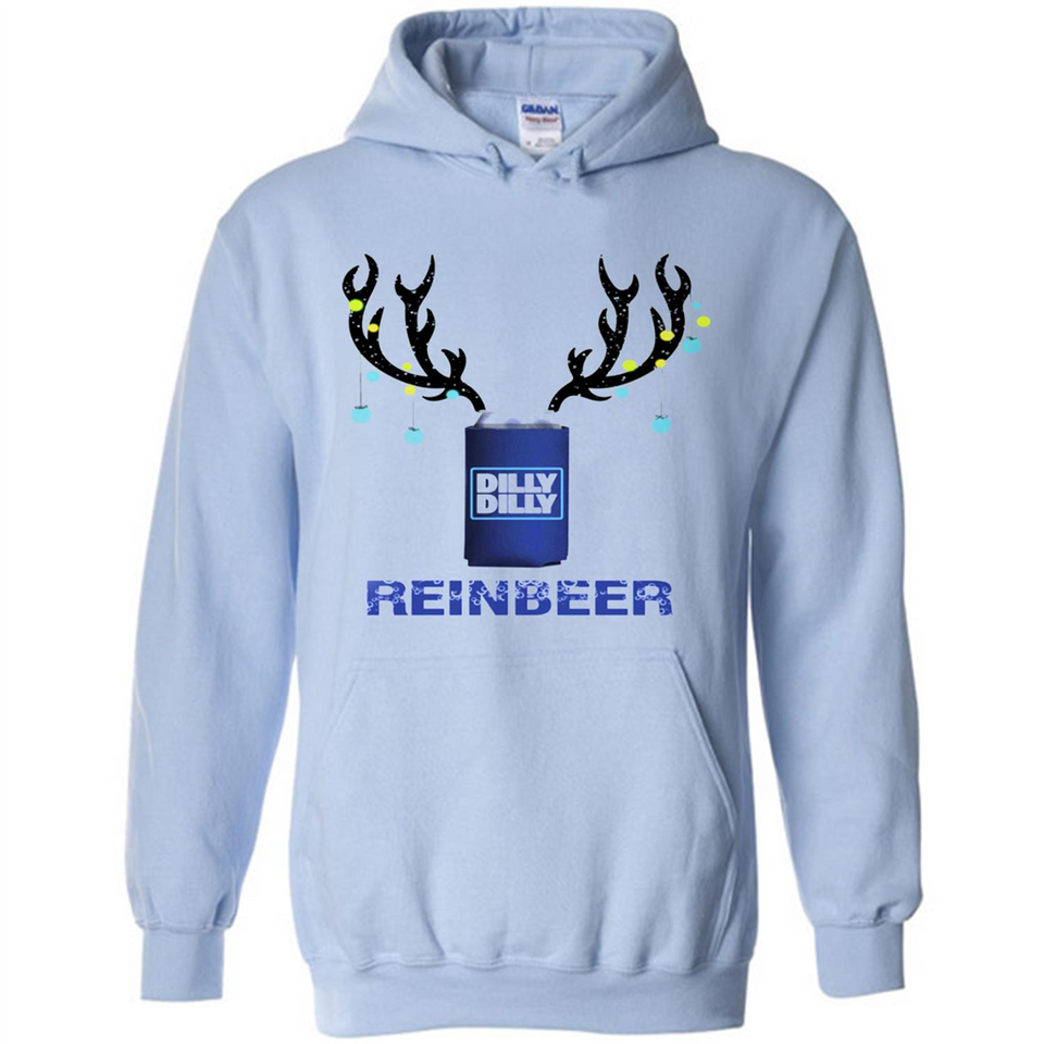 Dilly Dilly Reinbeer Funny Beer Reindeer Christmas Sporty - Hoodie