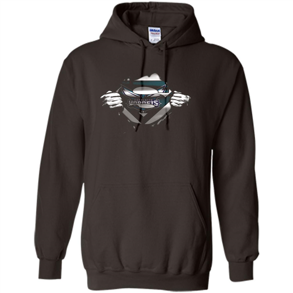 Charlotte Hornets And Superman Fans - Hoodie