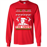Narcos dashing through the snow Christmas sweatshirt PINGPONG