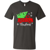 Vintage Christmas Classic Truck T-Shirt with Snow and Tree