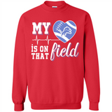 Detroit Lions Football My Heart is on that Field - Sweatshirt