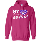 Baltimore Ravens Football My Heart is on that Field - Hoodie