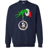 Amazing Florida State Seminoles Glitter Grinch Monogram Ornament Christmas Gift - Sweatshirt