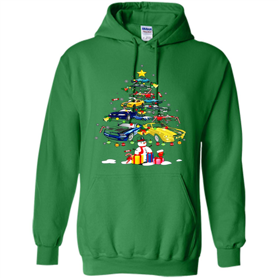 Mustang Tree Christmas Sweatshirt PINGPONG