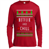 Netflix And Chill Christmas sweater PINGPONG