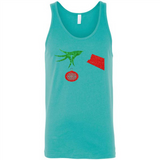 Funny Grinch Hand holding Firefighter ornament Christmas Sporty T-Shirt - Canvas Unisex Tank