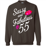 Sassy and Fabulous at 55 - 55th Birthday - Sweatshirt