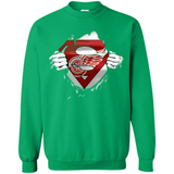 Detroit Red Wings And Superman Fans - Sweatshirt