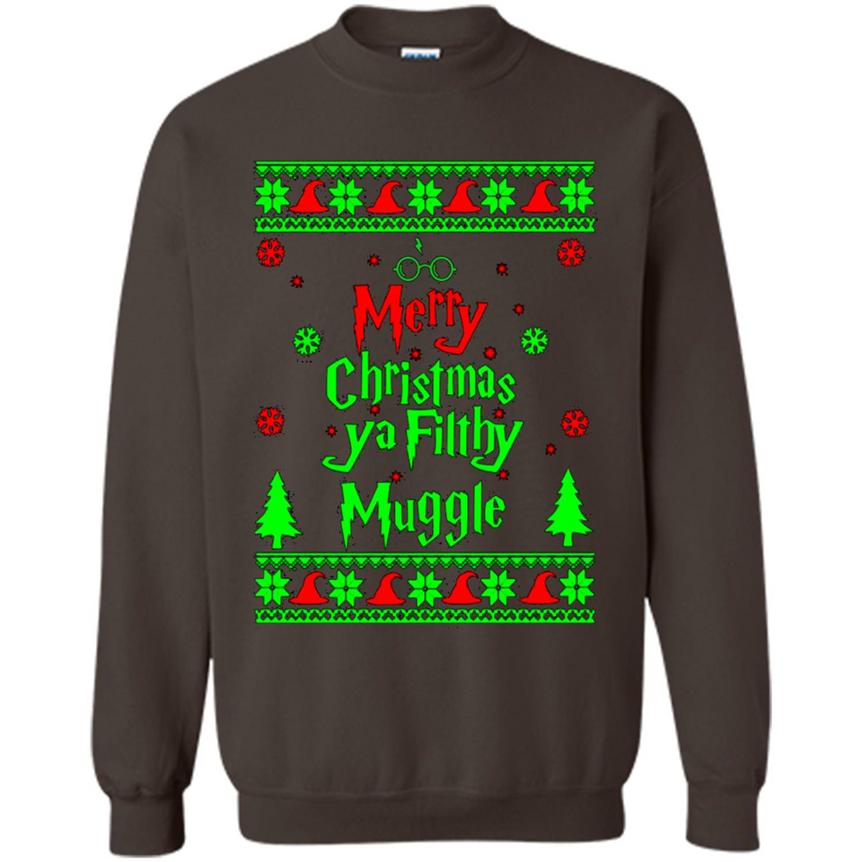 Merry Christmas ya filthy animal ugly sweater PINGPONG