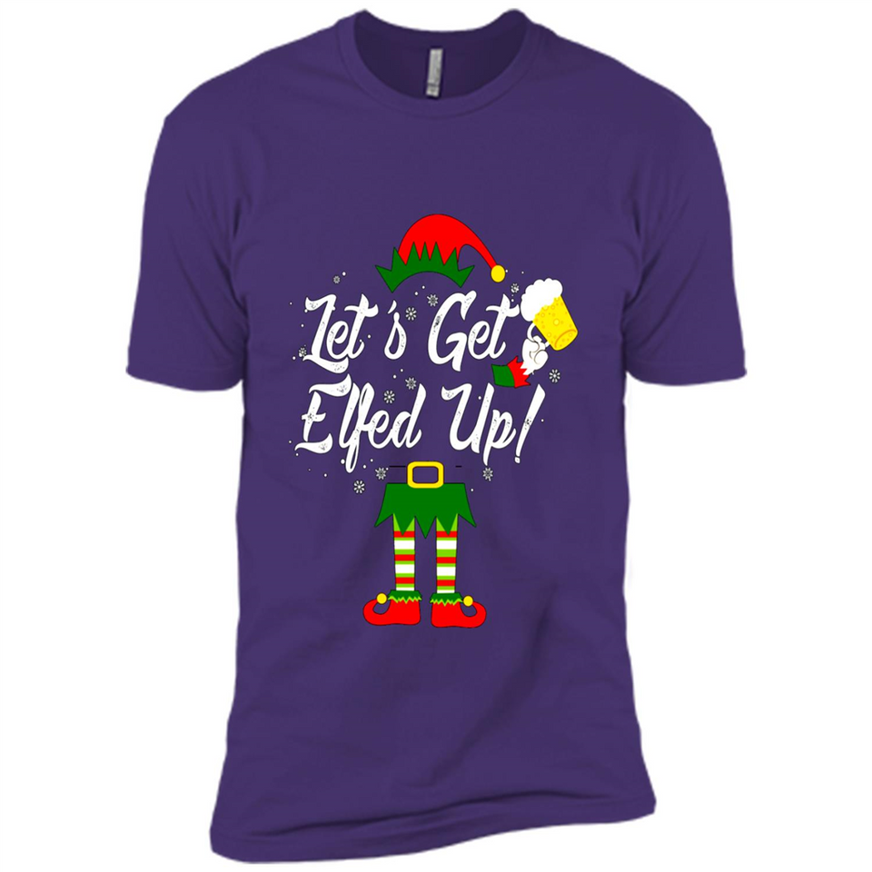 Let's Get Elfed Up Drinking Beer Christmas PINGPONG