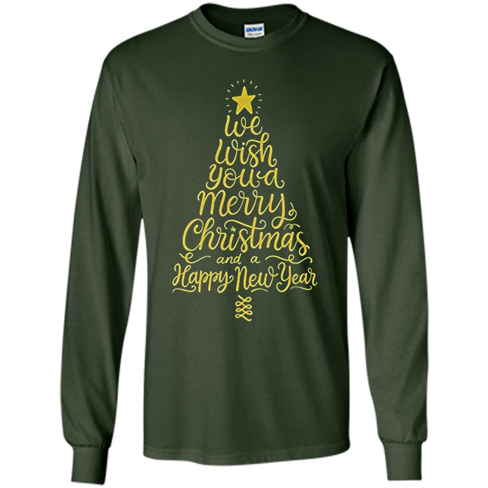 Christmas Tree T-Shirt Funny Mery Christmas Gift Idea - Long Sleeve T-Shirt