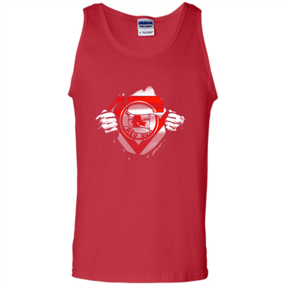 Boston Red Sox And Superman Fans - Tank Top