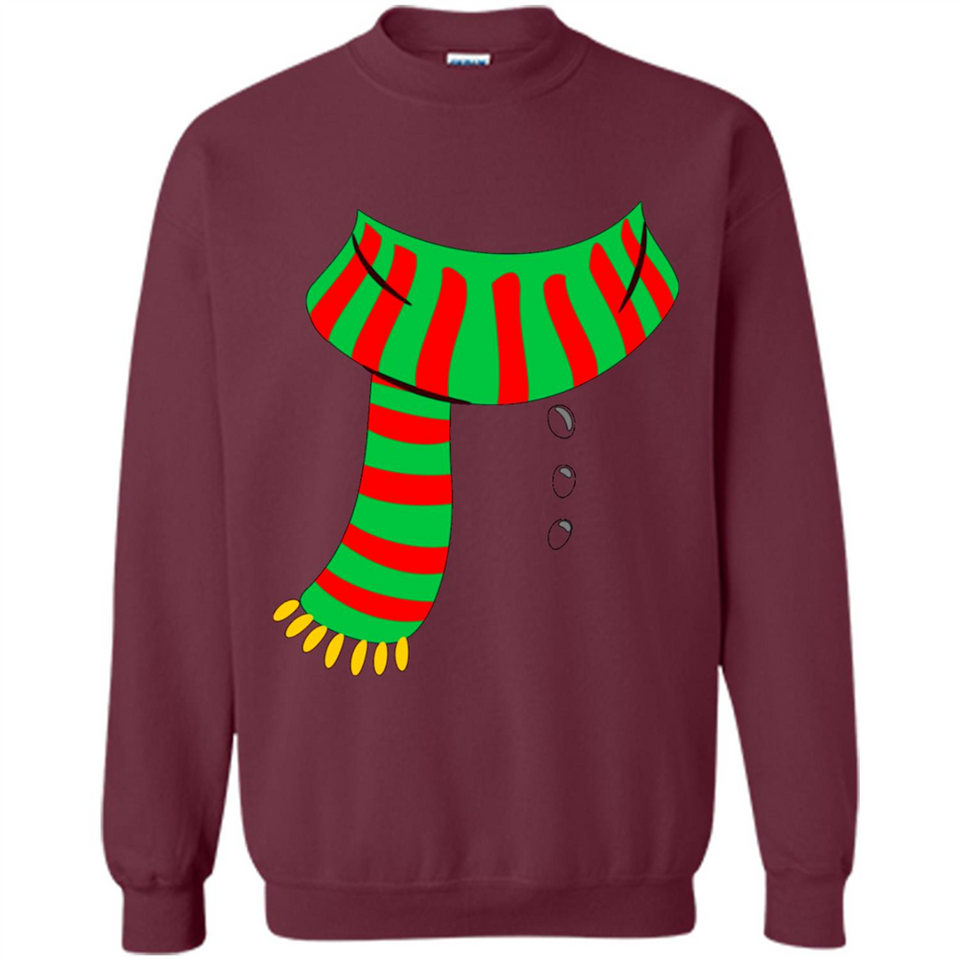 Snowman Scarf Costume T-shirt Christmas