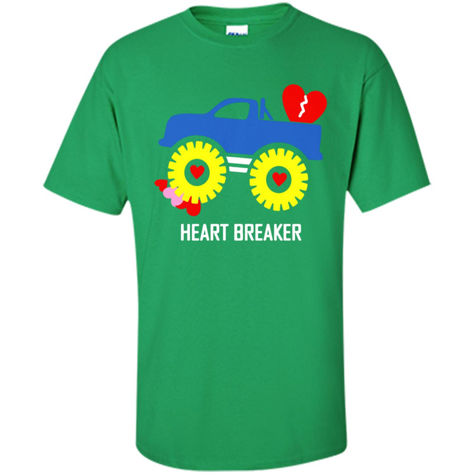 HEART BREAKER BLUE MONSTER TRUCK VALENTINE'S DAY