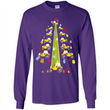 Tractor Car Christmas Tree T-shirt For Drivers
