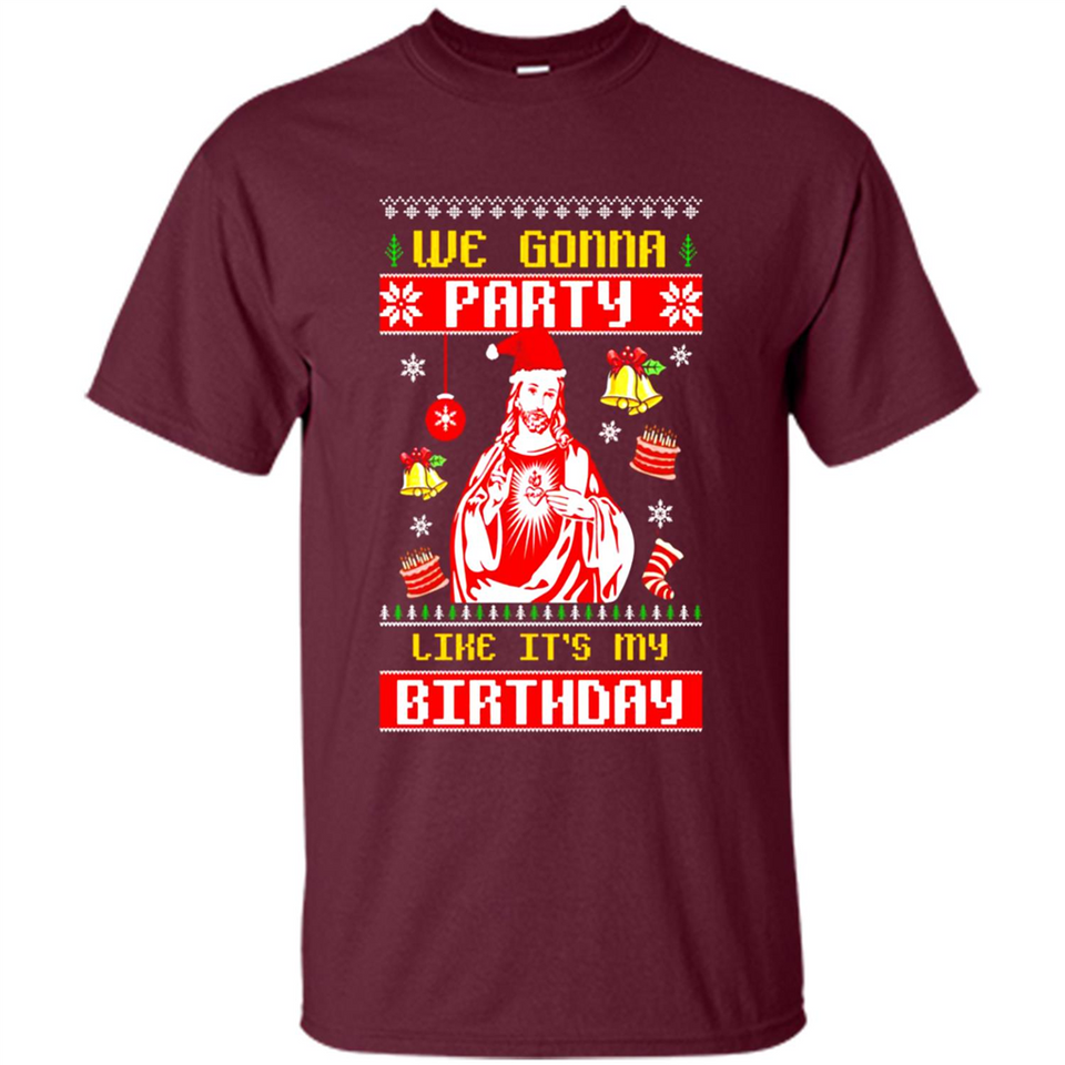 We Gonna Party Like It's My Birthday Jesus Christmas PINGPONG