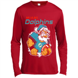 Grumpy Santa Claus Miami Dolphins Football Team PINGPONG