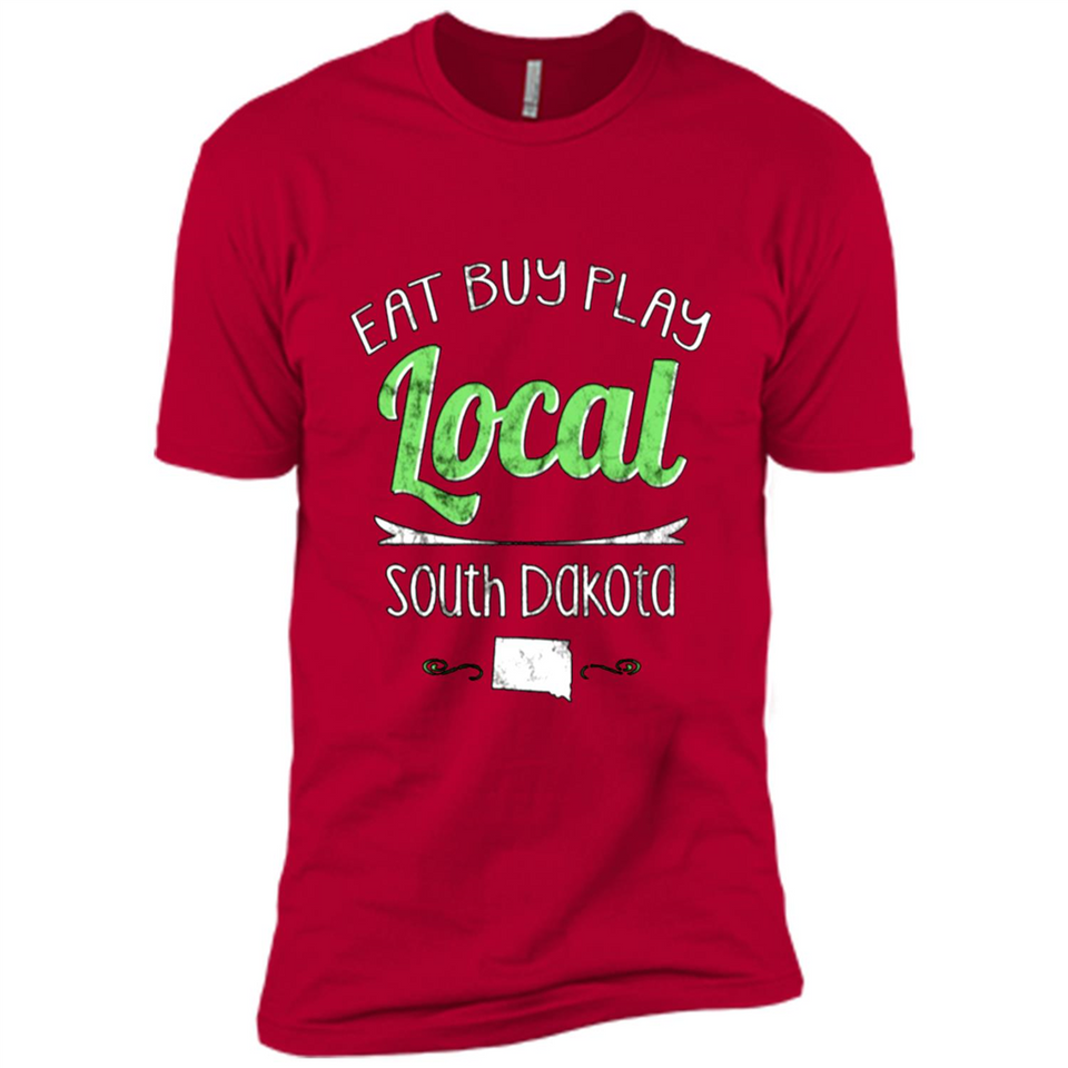 Eat Buy Play Local South Dakota Distressed PING PONG