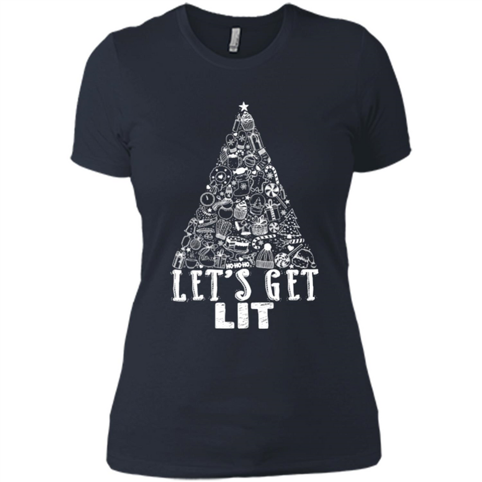 Let's Get Lit - Funny Christmas Tree