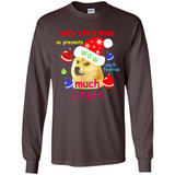 Christmas Doge Meme Shirts Funny Santa Shiba Inu Dog - Long Sleeve T-Shirt