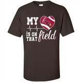 Arizona Cardinals Football My Heart is on that Field - Shirt