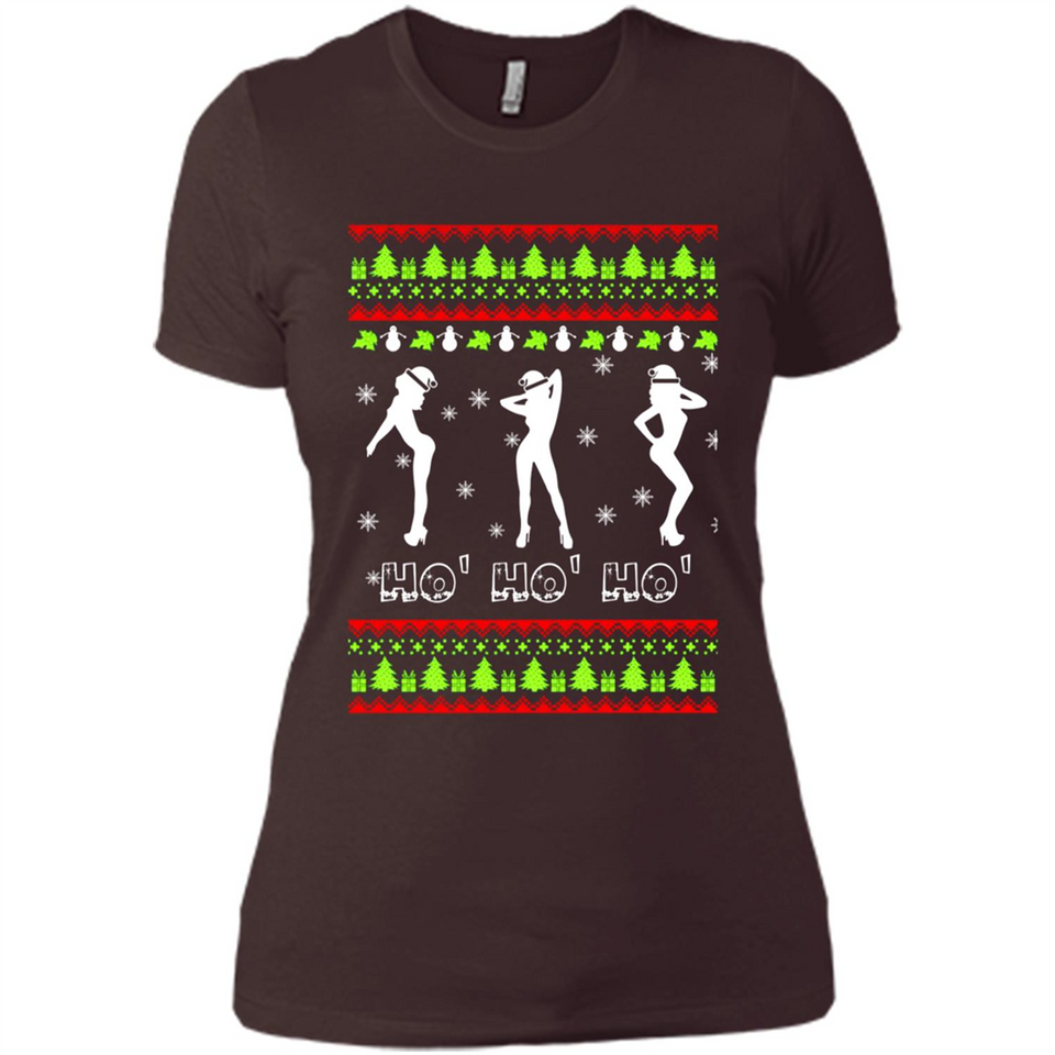 Ho Ho Ho Santa's Helpers Christmas - Ladies' Boyfriend T-Shirt