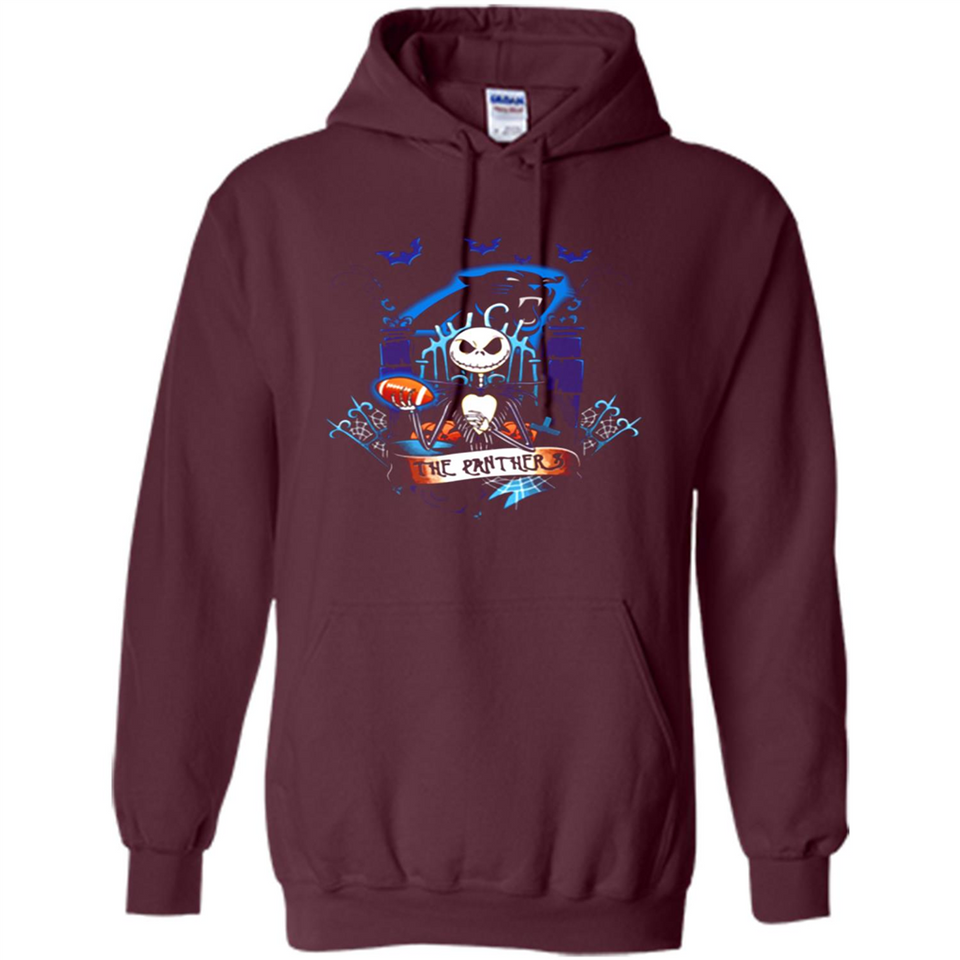 Carolina Panthers Halloween The Nightmare Before Christmas - Hoodie