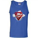 Detroit Red Wings And Superman Fans - Tank Top