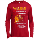 Know I'm on fire let me finish this weld shirt Sweatshirt - Canvas Long Sleeve T-Shirt