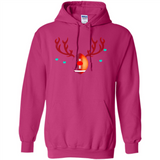 Football Christmas Shirt Reindeer Christmas Football Funny - Hoodie