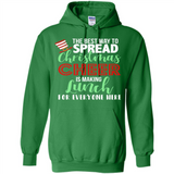 Spread Christmas Cheer Lunch Family Xmas Gift Ls - Hoodie