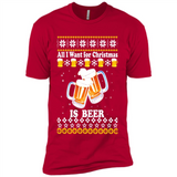 All I want for Christmas is Beer sweater - Premium Short Sleeve T-Shirt
