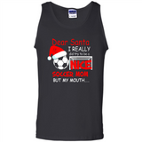 Dear Santa I Really Did Try To Be A Nice Soccer Mom Sweatshirt - Tank Top
