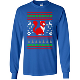Christmas Ugly Sweater CUTE CATS UGLY CHRISTMAS SWEATERS - Long Sleeve T-Shirt