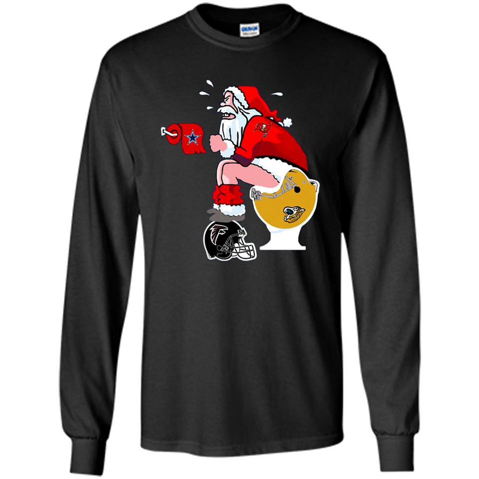 Tampa Bay Buccaneers Santa Claus Toilet