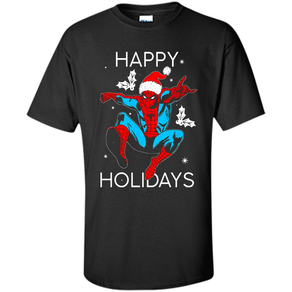 Marvel Spider Man Happy Holidays Santa Christmas Mug PINGPONG - Shirt