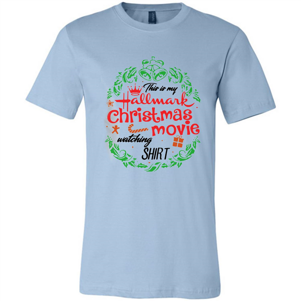 This is My Hallmark-Christmas Movies Watching Sporty T-Shirt - Canvas Unisex T-Shirt