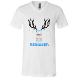 Busch Reinbeer Funny Beer Reindeer Christmas Sweatshirt - Canvas Unisex V-Neck