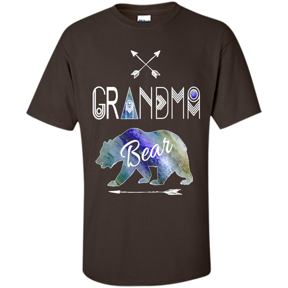 Grandma Bear Shirt Tribal Family Vacation & Camping Tee - Shirt