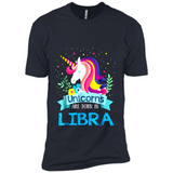 Unicorns are born in Libra Birthday Rainbow Gift Ladies Custom