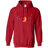 Football Christmas Shirt Reindeer Christmas Football Funny - Hoodie