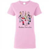 Snoopy Christmas Time Is Here Sporty T-Shirt - Ladies Short-Sleeve