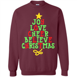 Joy Love Cheer Believe Christmas Tree